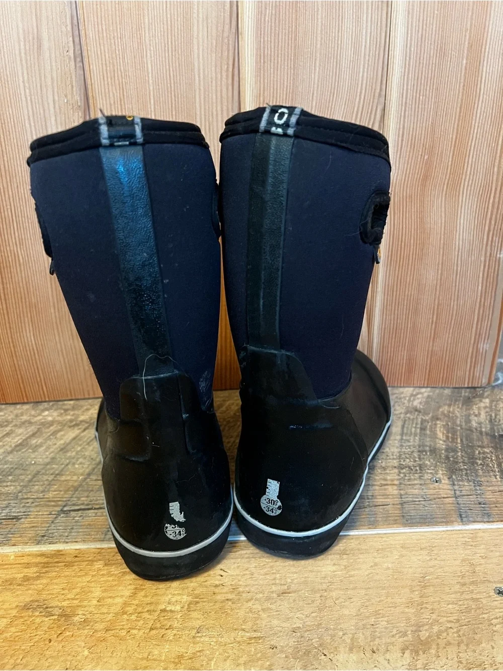 Bogs Kids Black Waterproof Insulated Boots
